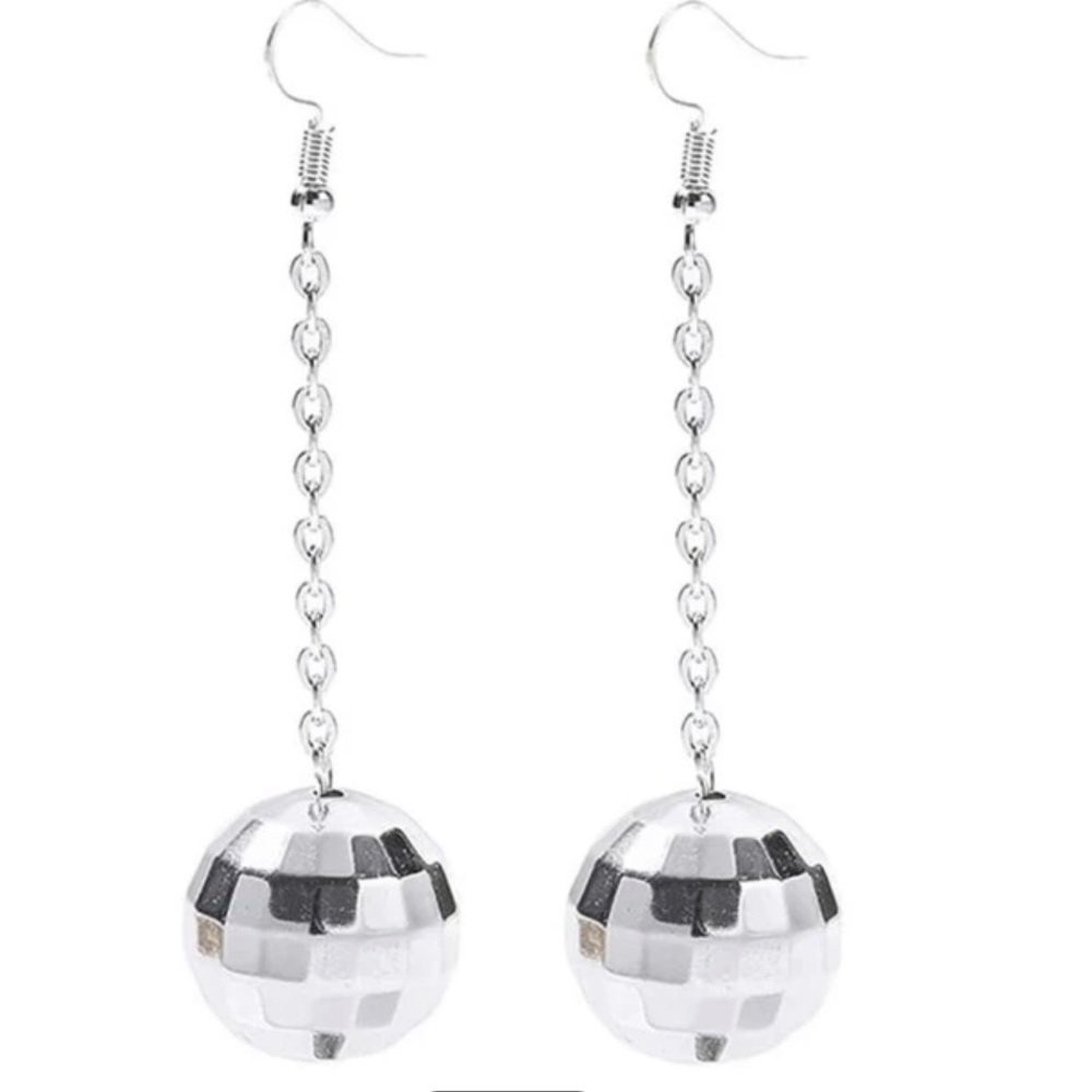 Disco Ball Dangle Earrings